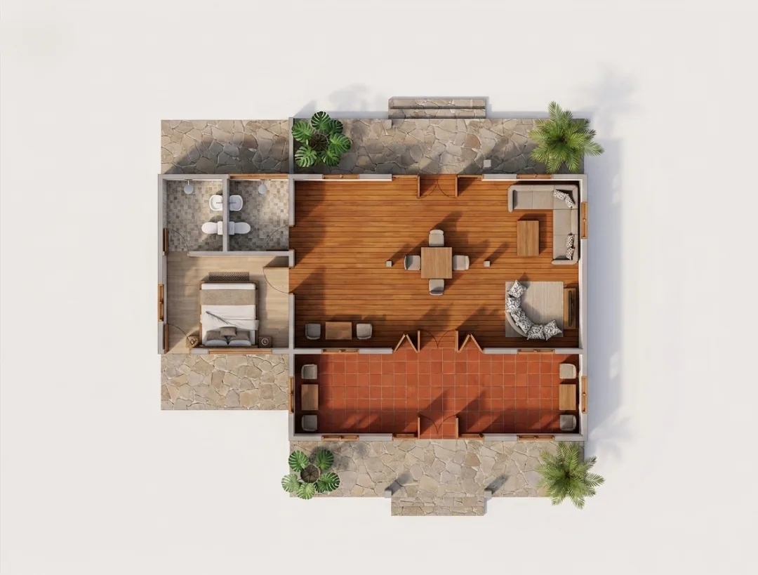 Villa 13x8 #3
